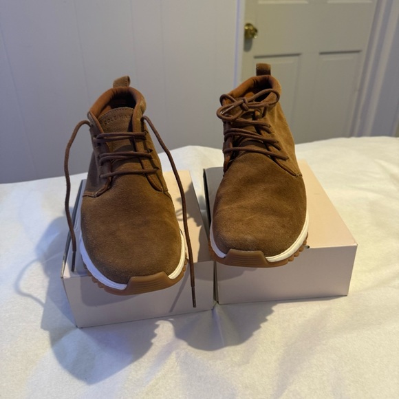 Brown Leather Boots for Stylish Comfort,Cole Han grand , men’s size 7 1/2 - Picture 2 of 5